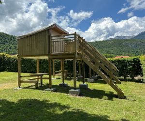 Camping Les Plages de l’Ain – Hébergement CAMPETOILE pour cyclistes et aventuriers